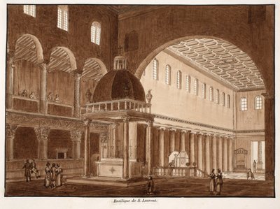 The Basilica of San Lorenzo, 1833 by Agostino Tofanelli